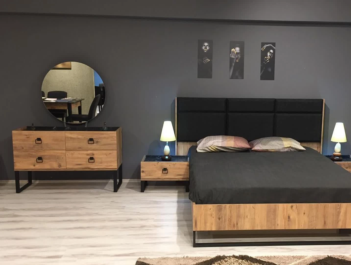 سرویس خواب ایلماه چوب مدل ستاره